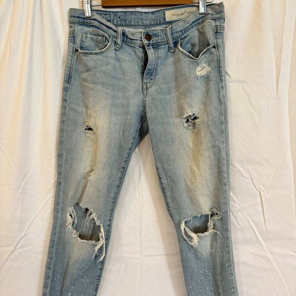Treasure and Bond skinny boyfriend ankle size 28